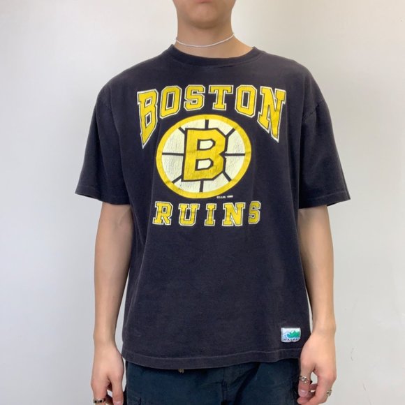 L - Vintage Boston Bruins Tee - Picture 1 of 3